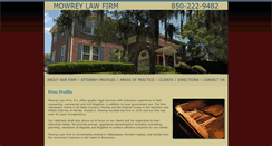 Desktop Screenshot of mowreylaw.com